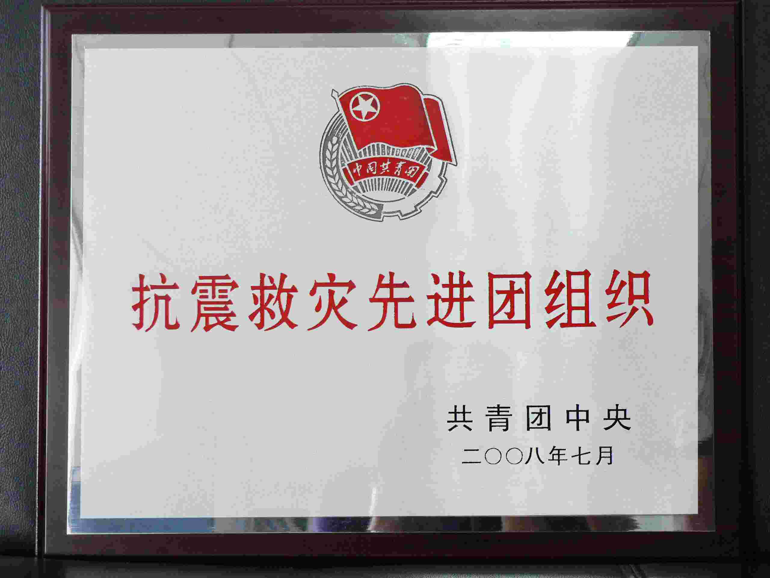 抗震救災(zāi)先進(jìn)團(tuán)組織